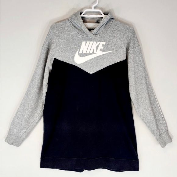 Nike Hooded Sweatshirt Dress Sz. Medium - Picture 2 of 8